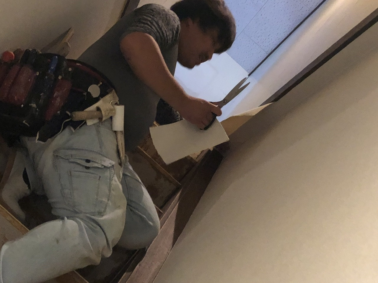 天神橋着物屋さん工事　クロス編