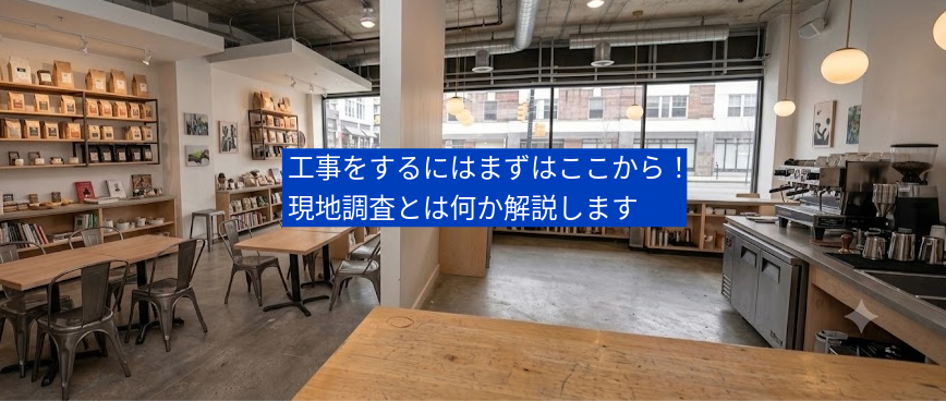 現地調査とは?店舗工事で失敗しないために欠かせない最初の大切な工程です